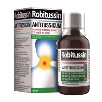 ROBITUSSIN ANTITUSSICUM na suchý dráždivý kašel 7,5mg/5ml sirup 100 ml