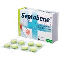 SEPTABENE CITRON A BEZOVÝ KVĚT 3MG/1MG pastilka 24