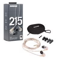 Shure SE215-EFS - In-Ear sluchátka Barva: Transparentní