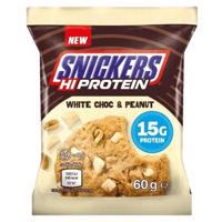 Snickers HiProtein Cookie 60 g white choc peanut