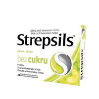 STREPSILS CITRON BEZ CUKRU 0,6MG/1,2MG pastilka 24