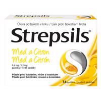 STREPSILS MED A CITRON 0,6MG/1,2MG pastilka 36