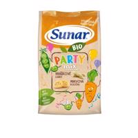 Sunar BIO Party mix, hráškové a mrkvové dětské křupky 45 g