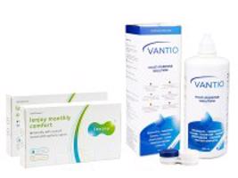 Supervision Lenjoy Monthly Comfort (12 čoček) + Vantio Multi-Purpose 360 ml s pouzdrem