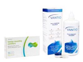 Supervision Lenjoy Monthly Comfort (6 čoček) + Vantio Multi-Purpose 360 ml s pouzdrem