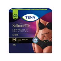 Tena Silhouette Normal Low Waist Noir M kalhotky absorpční natahovací