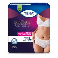 TENA SILHOUETTE PLUS WHITE L KALHOTKY ABSORPČNÍ NATAHOVACÍ,BOKY 95-125CM,830ML