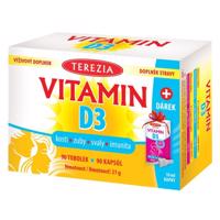 TEREZIA Vitamín D3 1000 IU 90 tobolek + D3 400 IU 10ml