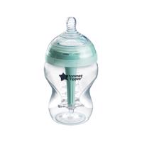 Tommee Tippee ADVANCED ANTI-COLIC Samosterilizační Kojenecká Lahev  Pomalý Průtok 260 ml 0m+