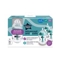 Tommee Tippee ADVANCED ANTI-COLIC Samosterilizační kojenecká lahev, pomalý průtok 260ml, 0m+, 3ks