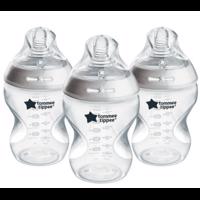 Tommee Tippee Natural Kojenec.lahev 260ml 0m+ 3ks