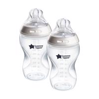 Tommee Tippee Natural Start Samosterilizační Kojenecká Lahev Střední Průtok  340 ml 3m+, 2 ks 340ml