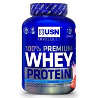 USN 100% Whey Protein Premium 2280 g jahoda se smetanou