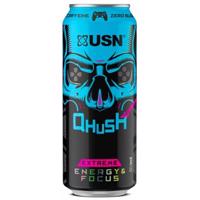 USN Qhush Energy Drink 500 ml blue gaming