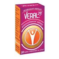 VERAL 25MG enterosolventní tableta 30