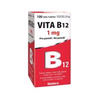 Vita-B12 1mg s příchutí máty žvýkací tbl. 100