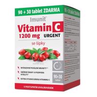 Vitamin C 1200 mg URGENT se šípky Imunit 90+30 tbl