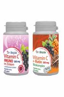 VITAMIN C 500 +RUTIN a VITAMIN C 500 IMUNO +ZINEK 1x60tbl a 1x60tbl Dr. Bojda