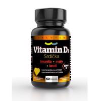 Vitamin D3 1000 IU srdíčka tbl.60