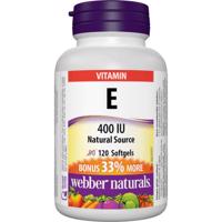 Webber Naturals E 400 IU 120 tob