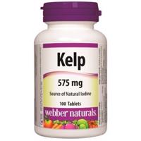 Webber Naturals Kelp 575 mg 100 tbl