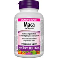 Webber Naturals Maca for Women 60 cps