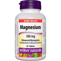 Webber Naturals Magnesium 500 mg 60 tbl