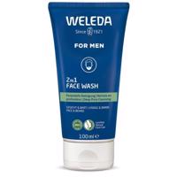 WELEDA For Men 2v1 čisticí gel na obličej a vousy BIO 100ml