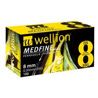 WELLION MEDFINE PLUS jEHLY PRO INZULÍNOVÁ PERA JEHLY PRO VŠECHNA INZULÍNOVÁ PERA, VEL. 30G X 8 MM - II. jakost