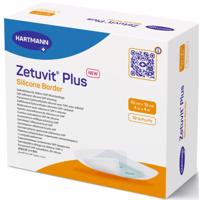 ZETUVIT PLUS SILICONE BORDER 10X10CM,10KS - II. jakost