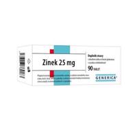 Zinek 25 mg tbl.90 Generica