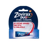 ZOVIRAX DUO 50MG/G+10MG/G krém při oparech na rtu 2g